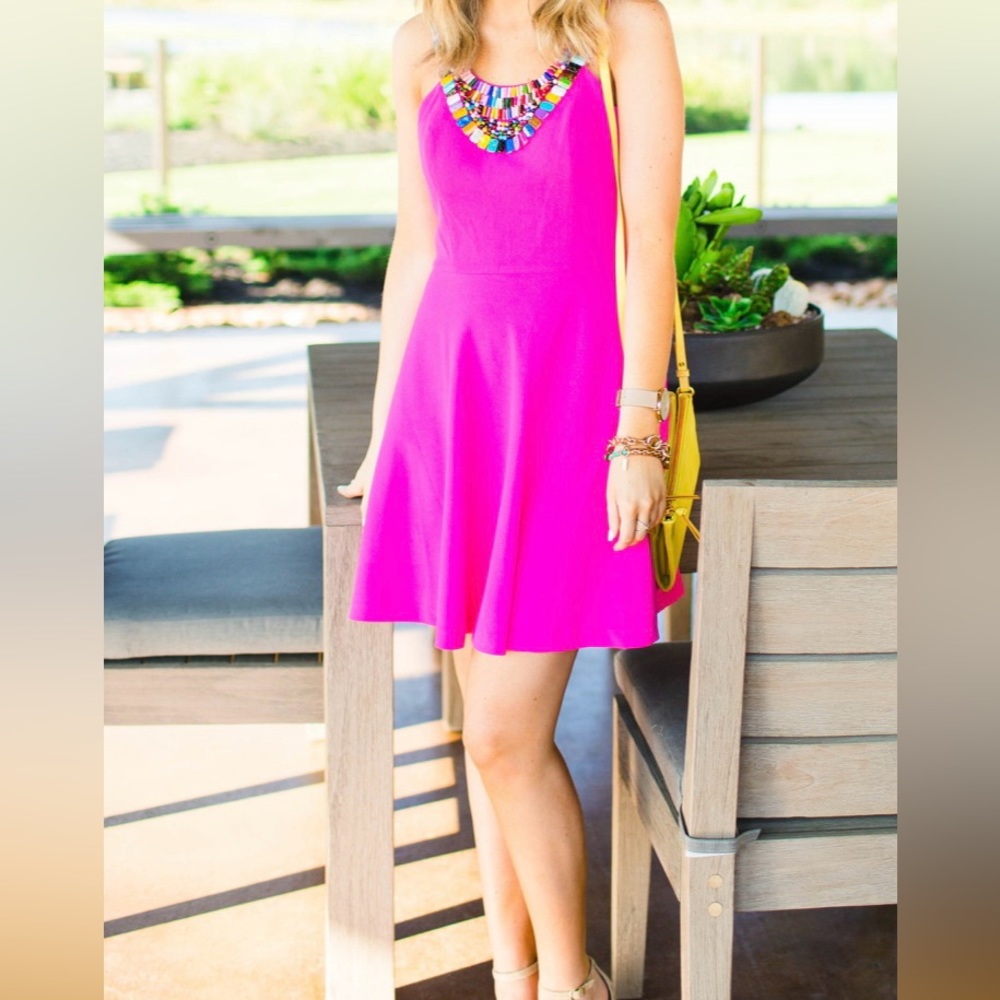 GIANNI BINI, Dress for women, Pink Color, Size 4.